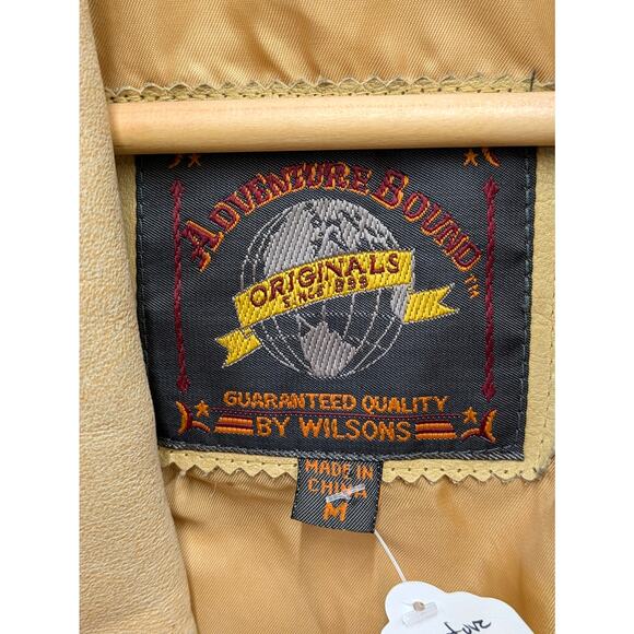 Adventure Bound Tan Leather Jacket - Picture 3 of 8